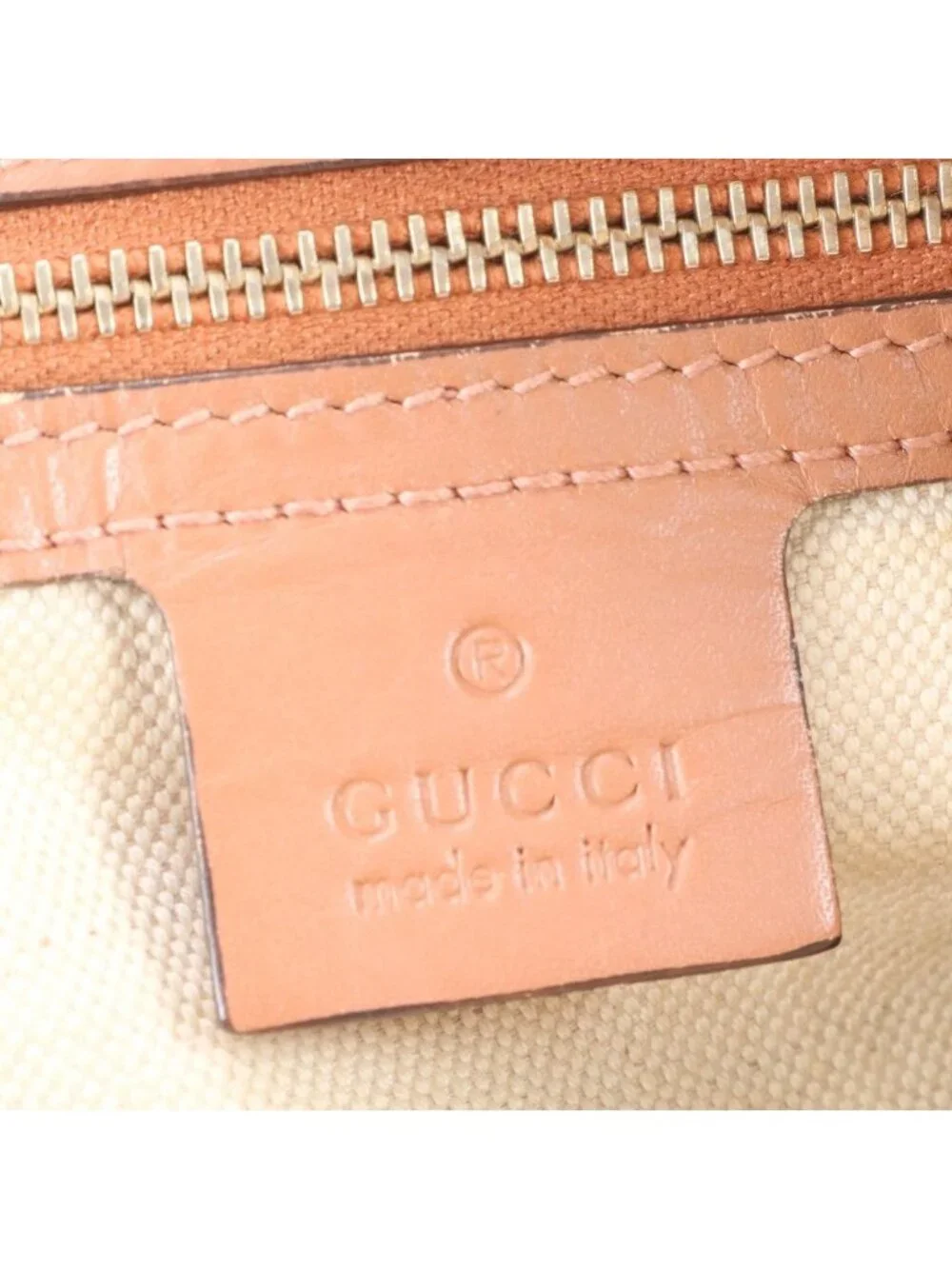 Gucci GG Canvas Heart Bit Leather 2-Way Shoulder Bag Crossbody Tote Brown - Picture 10 of 11